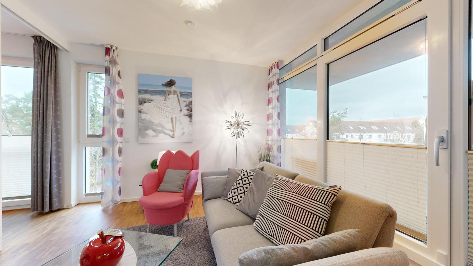 Duenenresort In Binz, Strandnahe Und Moderne Fewos Mit Balkon, Teilweise Mit Meerblick, المظهر الخارجي الصورة