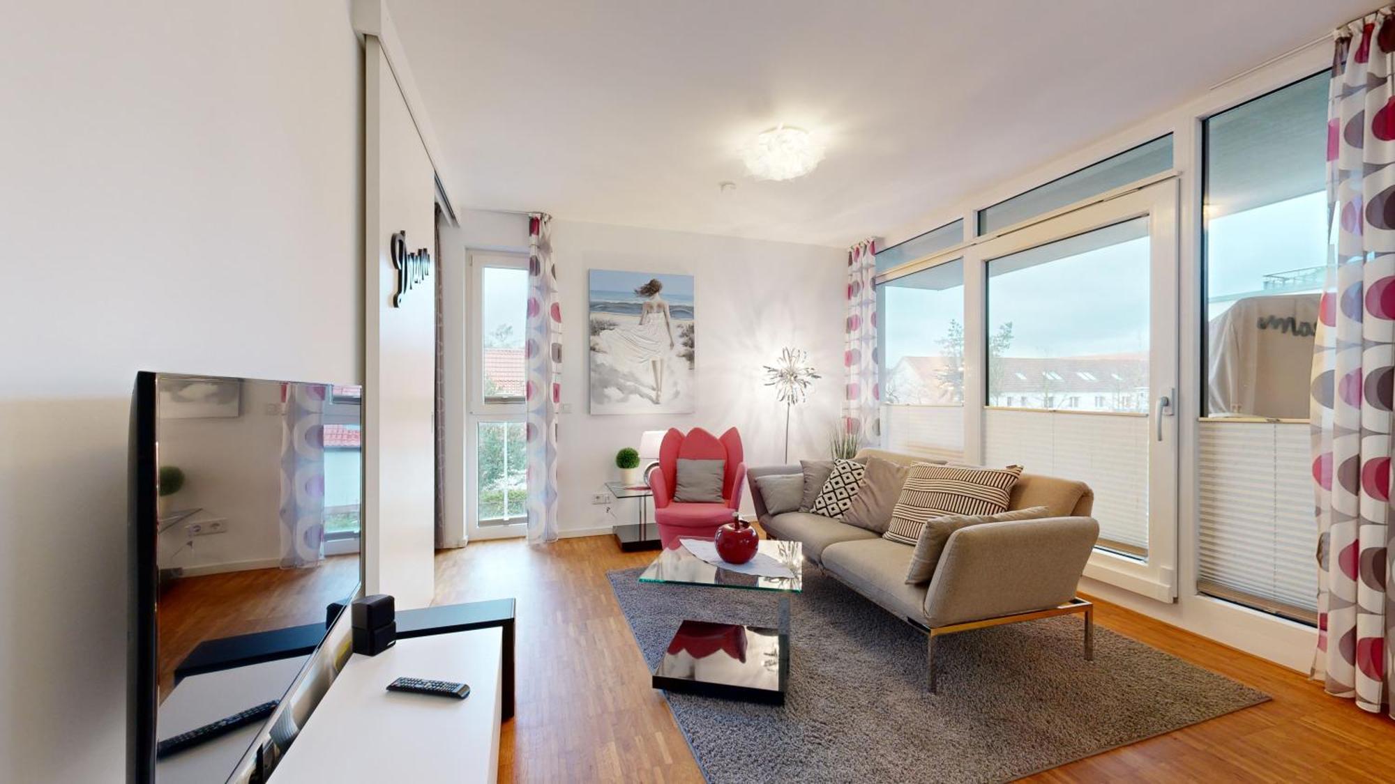 Duenenresort In Binz, Strandnahe Und Moderne Fewos Mit Balkon, Teilweise Mit Meerblick, المظهر الخارجي الصورة
